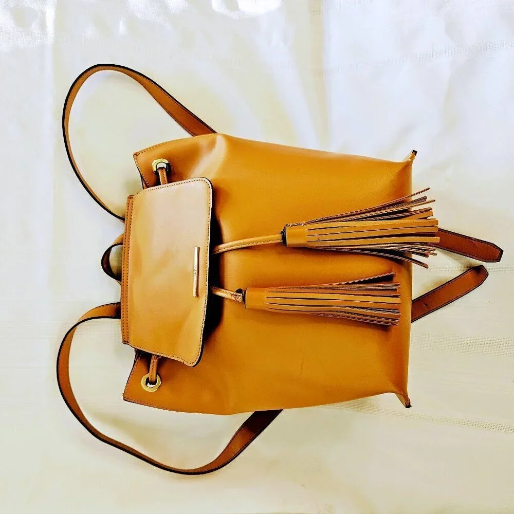 Aldo Dark Tan Unisex Backpack